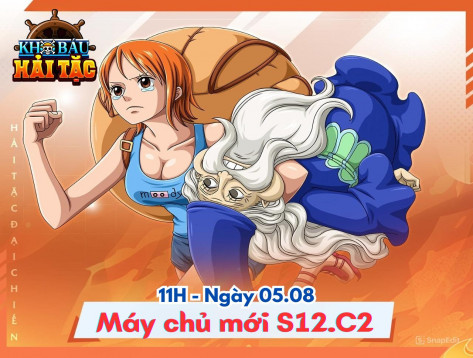 Kho Báu Hải Tặc H5 Chính Thức Khai Mở Server S12 C2 - Nhận Ngay VIP30 và Tướng Siêu Cấp Reyleigh